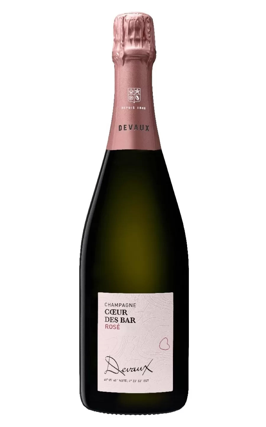 Champagne  Cœur des Bar Rosé Brut NV Devaux Devaux